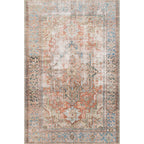 Alexander Home Tremezzina Printed Distressed Geometric Area Rug