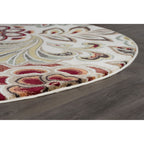 Decora Farmhouse Floral Indoor Area Rug
