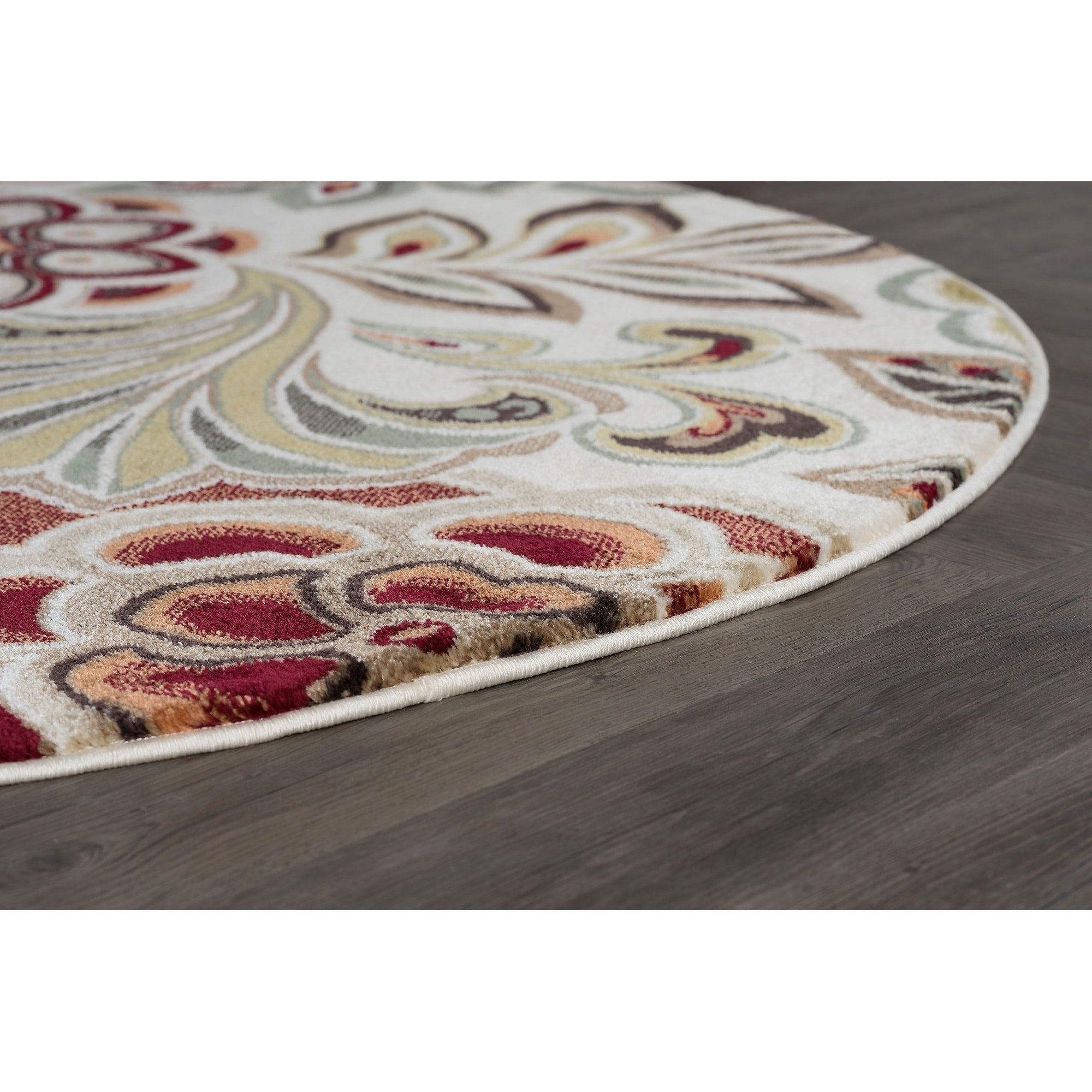 Decora Farmhouse Floral Indoor Area Rug