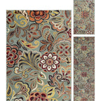 Decora Farmhouse Floral Indoor Area Rug