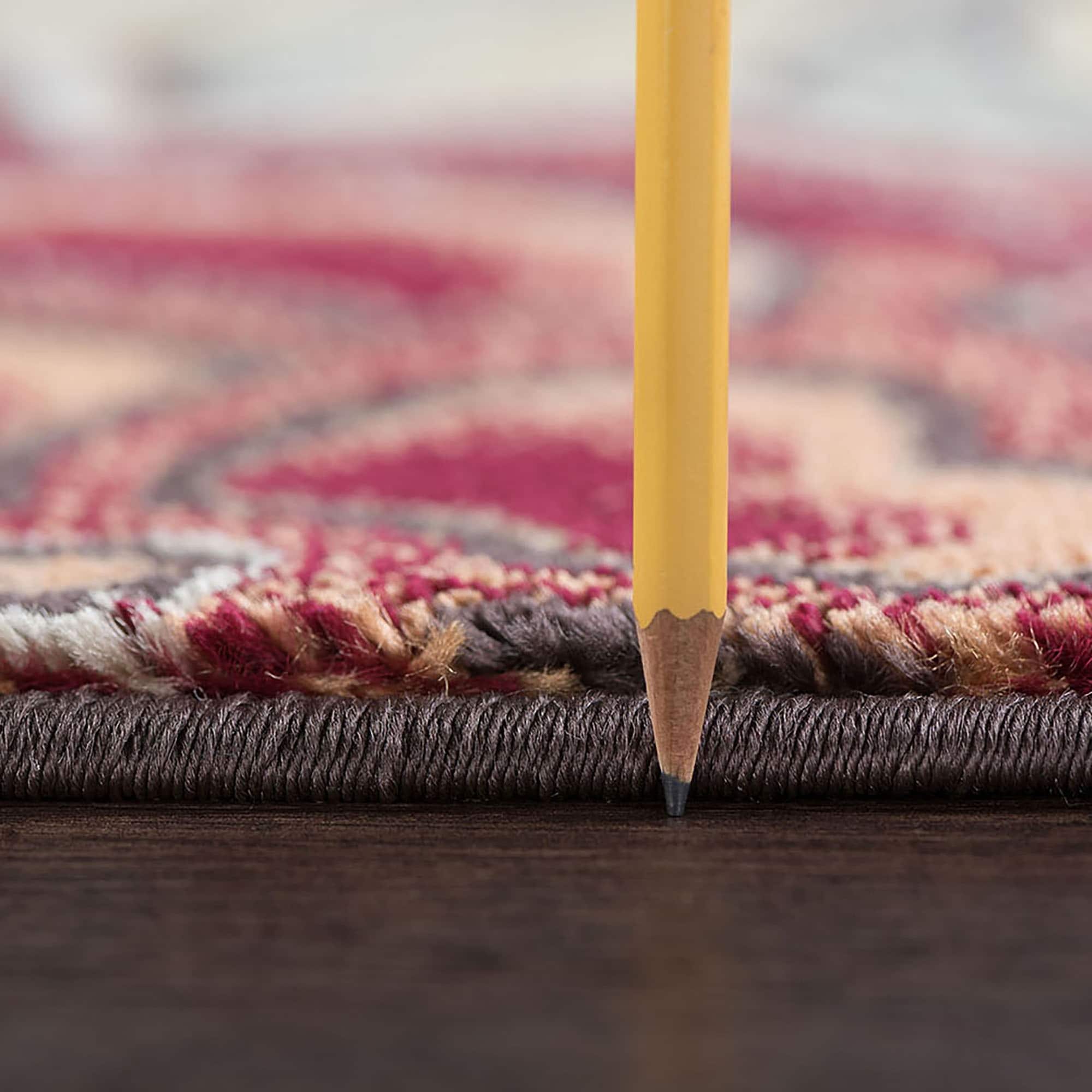 Decora Farmhouse Floral Indoor Area Rug