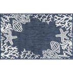 Exo Coastal Graphic Print Indoor/Outdoor Area Rug