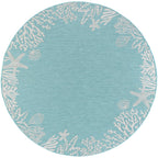 Exo Coastal Graphic Print Indoor/Outdoor Area Rug