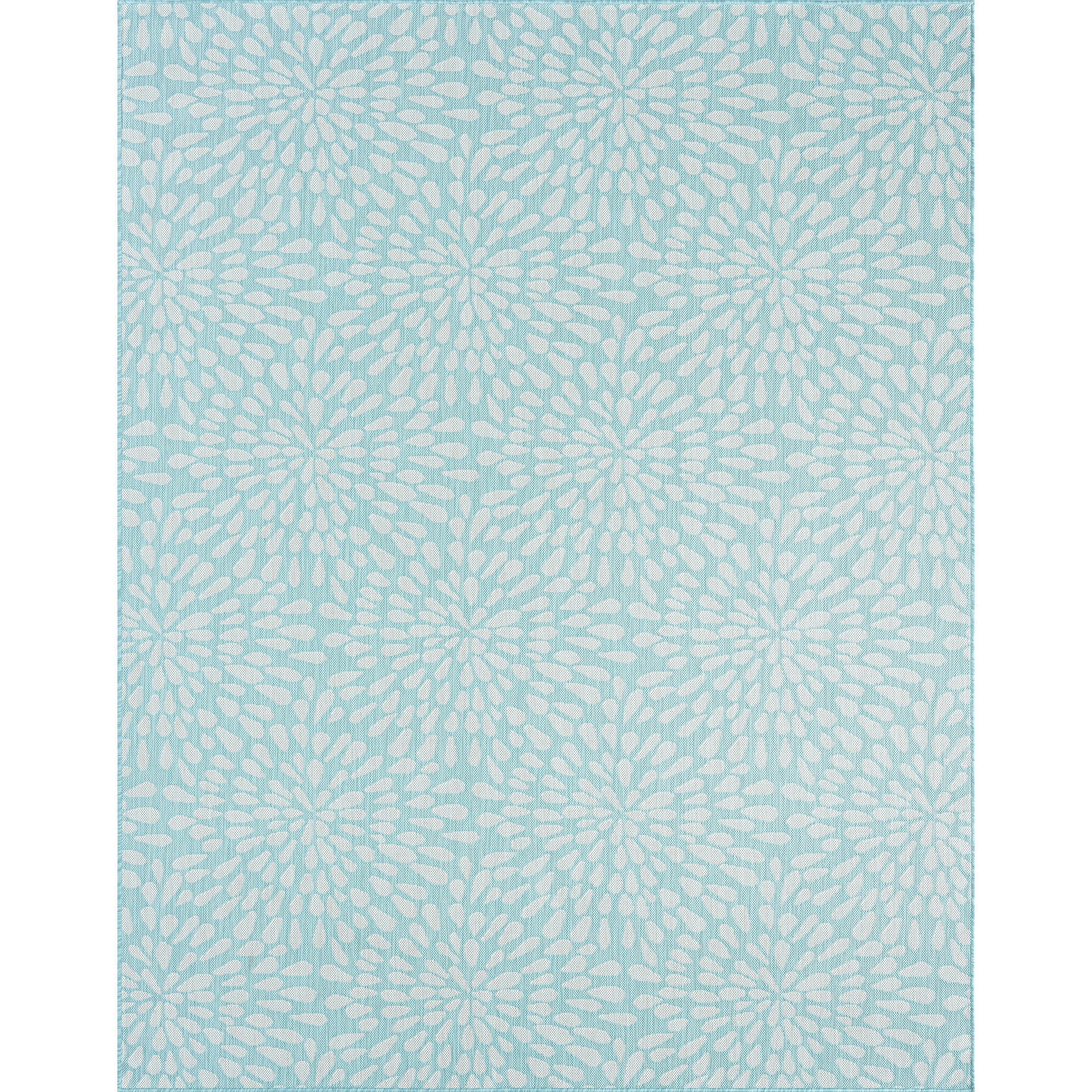 Exo Coastal Floral Indoor/Outdoor Area Rug