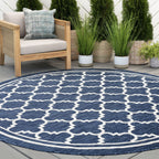 Exo Coastal Geometric Indoor/Outdoor Area Rug