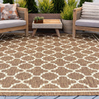Exo Coastal Geometric Indoor/Outdoor Area Rug