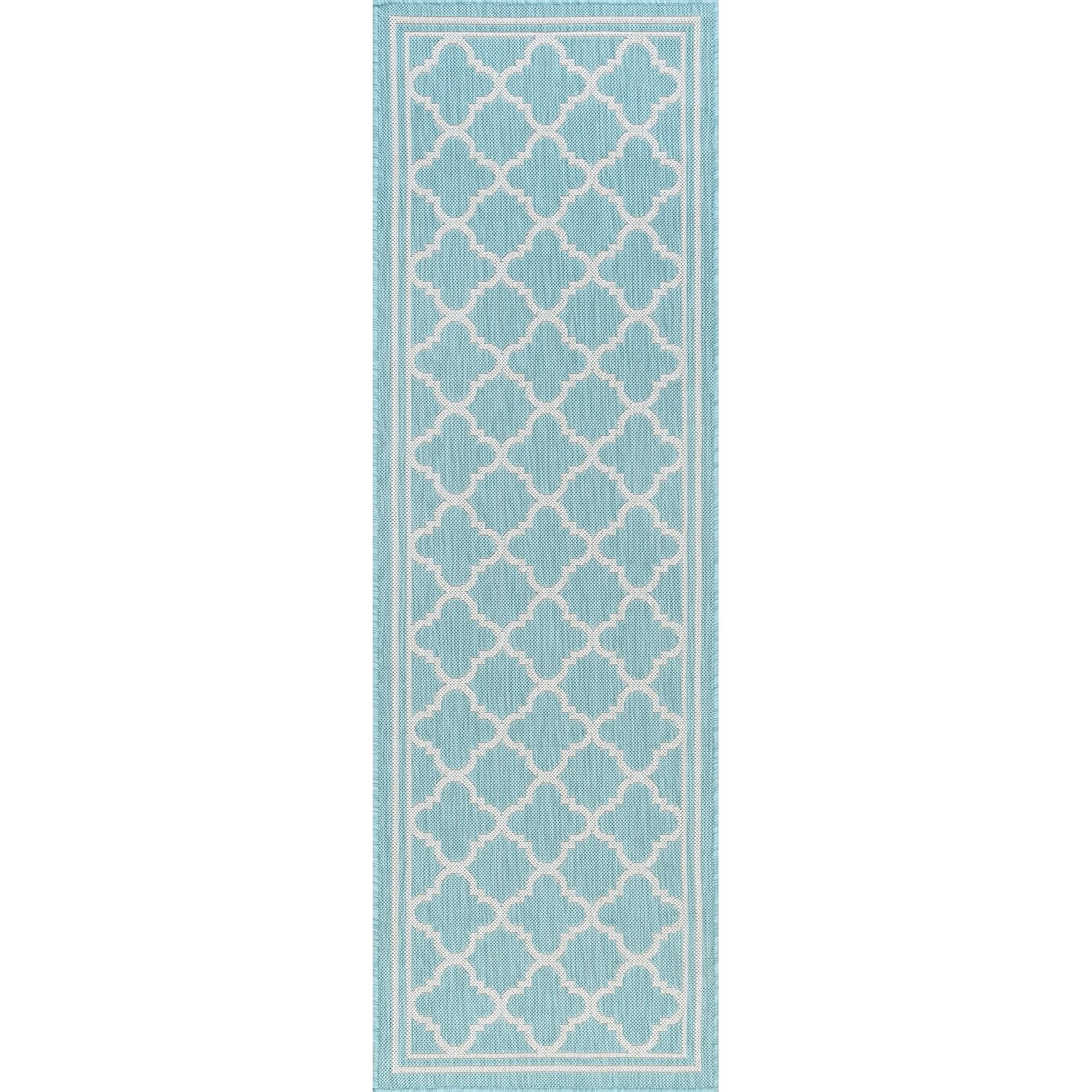 Exo Coastal Geometric Indoor/Outdoor Area Rug