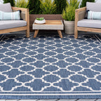 Exo Coastal Geometric Indoor/Outdoor Area Rug
