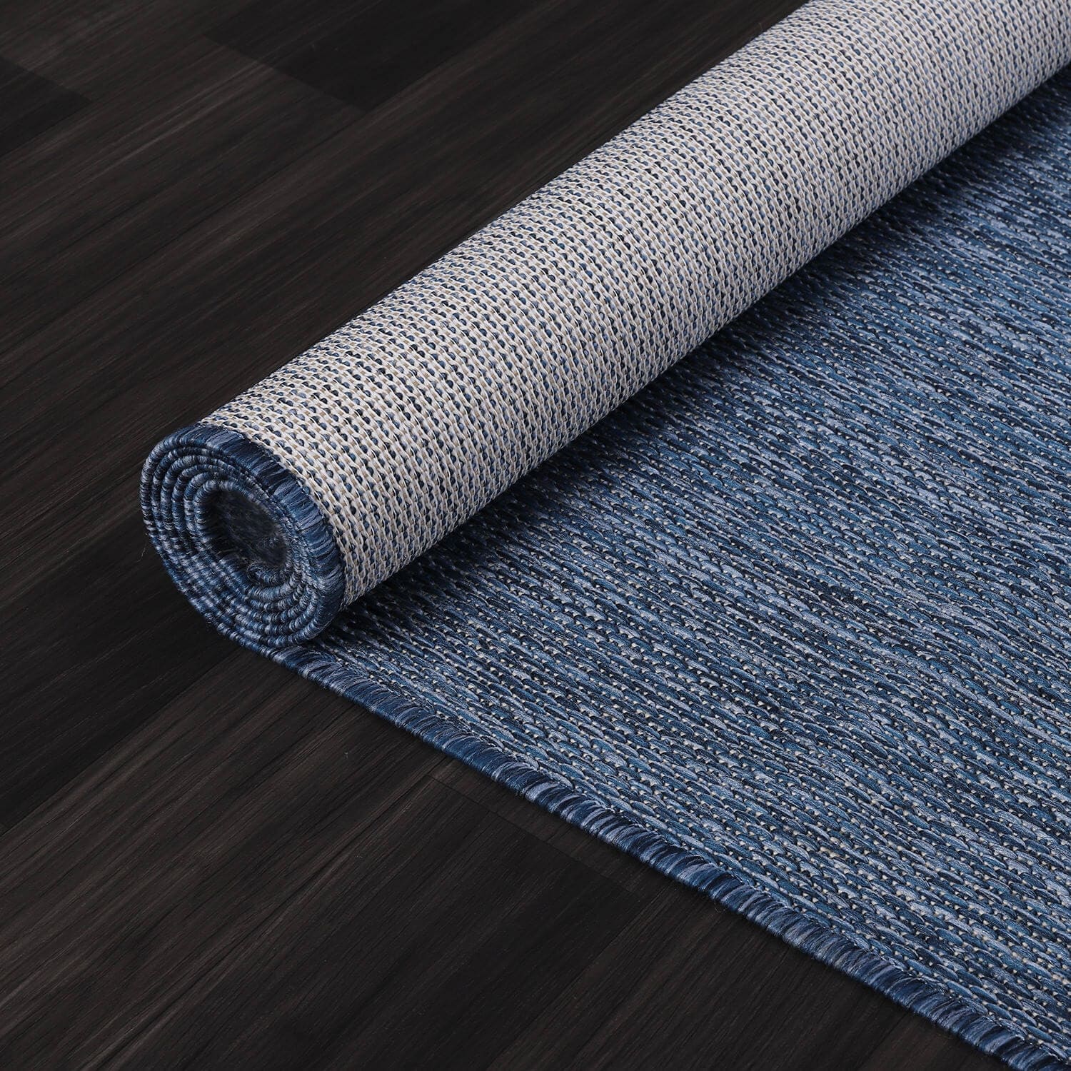 Aloha Washable Solid Indoor Outdoor Area Rug Patio Deck Living Room