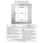 Arlo Blinds Whitewash Bamboo Shades with 74 Inch Height