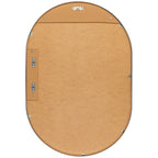Livabliss Aranya Modern Aluminum Oval Pill-Shaped Accent Mirror