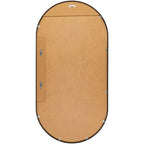Livabliss Aranya Modern Aluminum Oval Pill-Shaped Accent Mirror