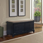 The Gray Barn Old Stone Upholstered Storage Bench