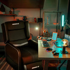 BOSSIN PU Leather Ergonomic Gaming Single Recliner Seating Sofa for Living Room