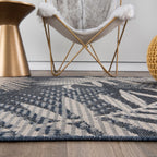 Bahama Palm Frond Indoor/Outdoor Area Rug
