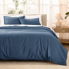 Bare Home Organic Cotton Duvet Cover Set - Smooth Sateen Weave