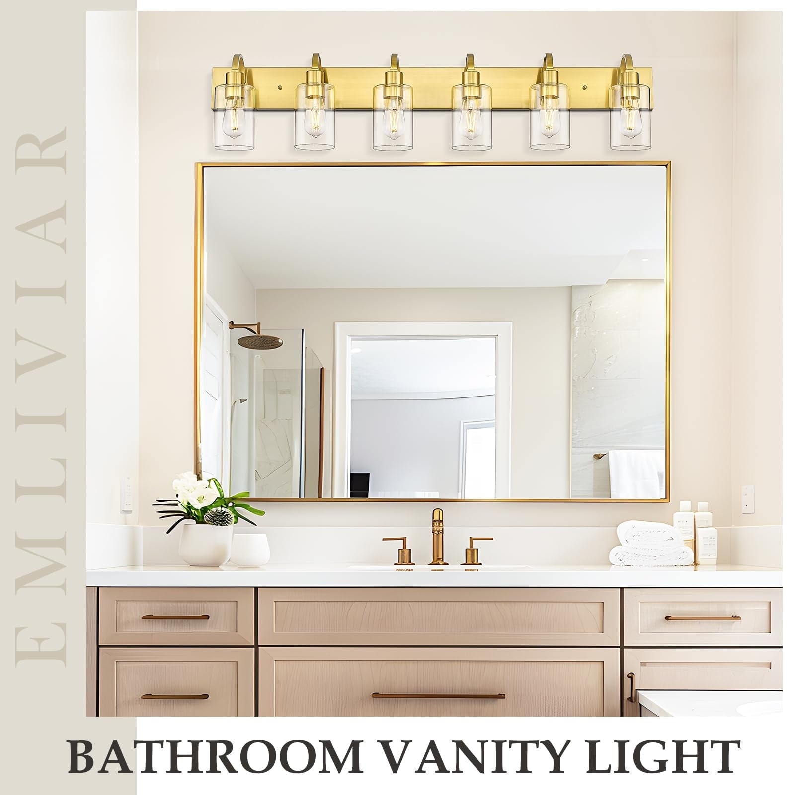 Bathroom Vanity Light Fixtures - Farmhouse Wall Light for Bathroom