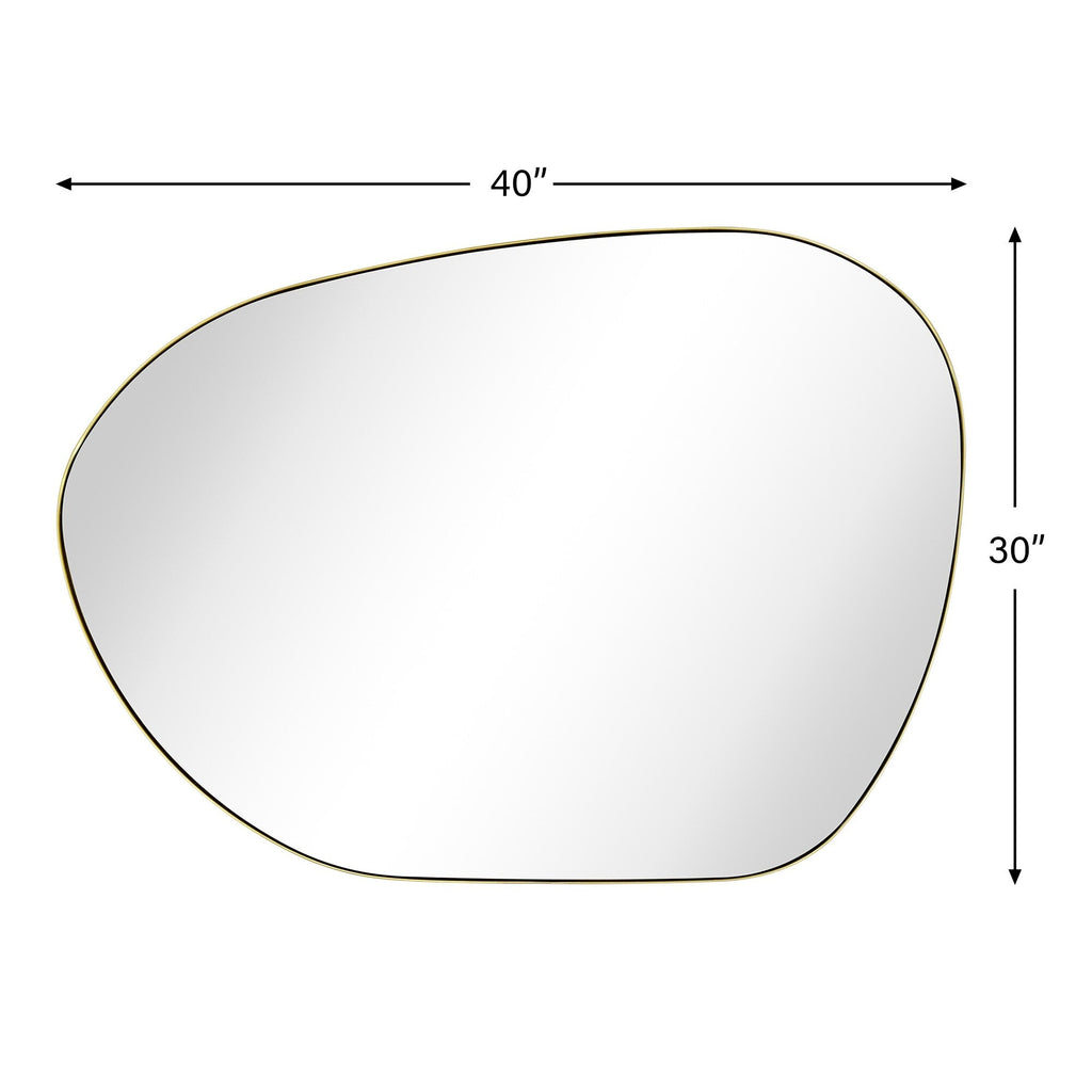 TEHOME Bertlinde wall mirror irregular shaped mirror for living room
