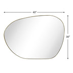 TEHOME Bertlinde wall mirror irregular shaped mirror for living room