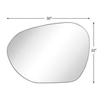 TEHOME Bertlinde wall mirror irregular shaped mirror for living room