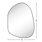 TEHOME Bertlinde wall mirror irregular shaped mirror for living room