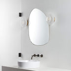 TEHOME Bertlinde wall mirror irregular shaped mirror for living room