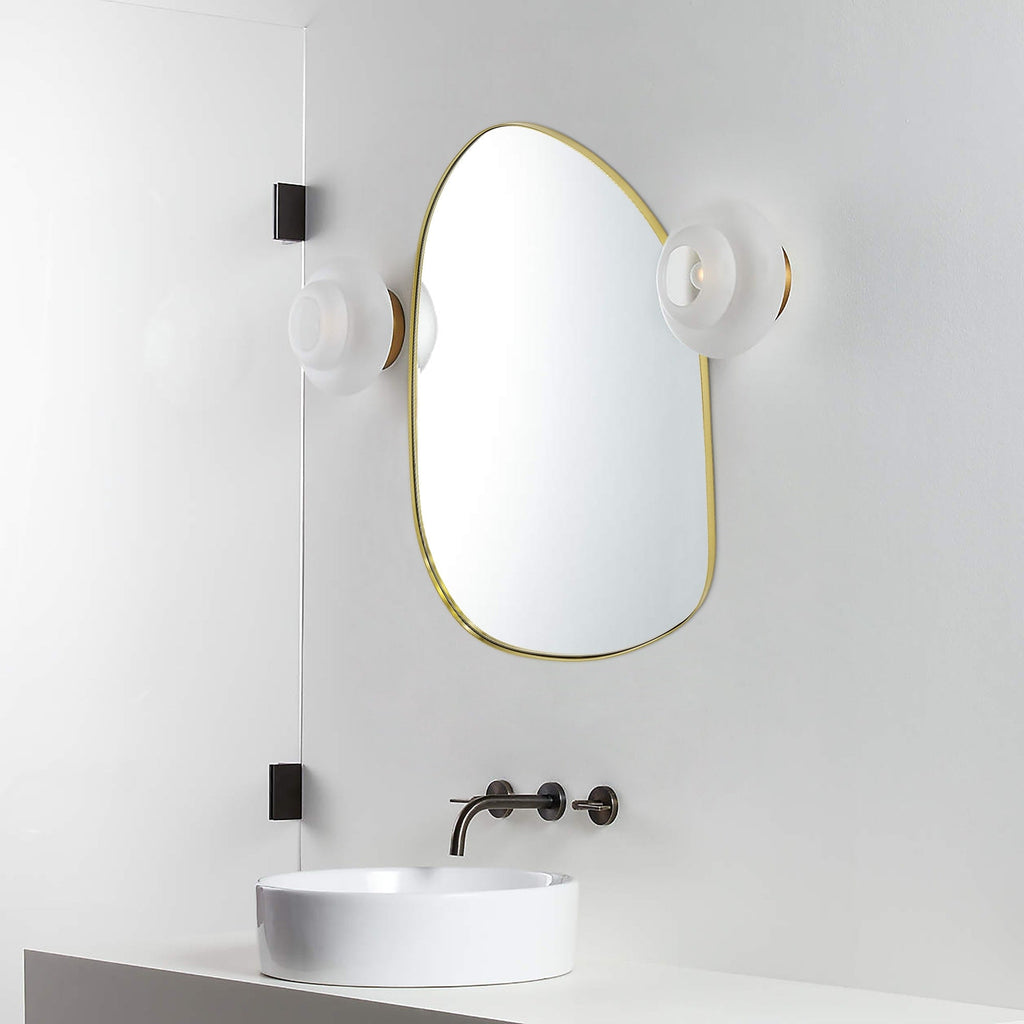 TEHOME Bertlinde wall mirror irregular shaped mirror for living room