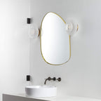 TEHOME Bertlinde wall mirror irregular shaped mirror for living room