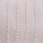 Better Trends Angelique Comforter Set 100% Cotton Tufted Soft Plush Chenille Elegant Stripes Machine Washable & Tumble Dry