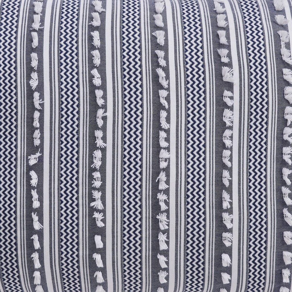 Better Trends Angelique Comforter Set 100% Cotton Tufted Soft Plush Chenille Elegant Stripes Machine Washable & Tumble Dry