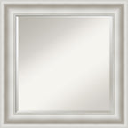 Beveled Bathroom Wall Mirror - Parlor White Frame
