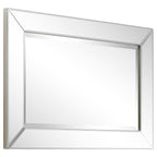 Beveled Rectangular Clear HD Wall Mounted Mirror for Bathroom, Vanity, Bedroom Mirrors, 3 sizes