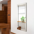 Beveled Rectangular Clear HD Wall Mounted Mirror for Bathroom, Vanity, Bedroom Mirrors, 3 sizes