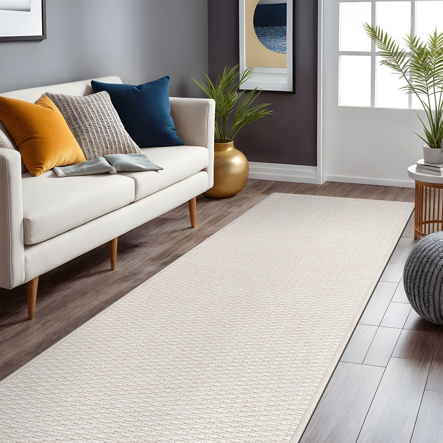 Beverly Rug Easy Clean Non Shedding Jute Rug