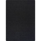 Beverly Rug Solid Color Non-Slip Rubber Back Washable Indoor Area Rug