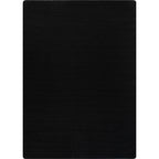 Beverly Rug Solid Color Non-Slip Rubber Back Washable Indoor Area Rug