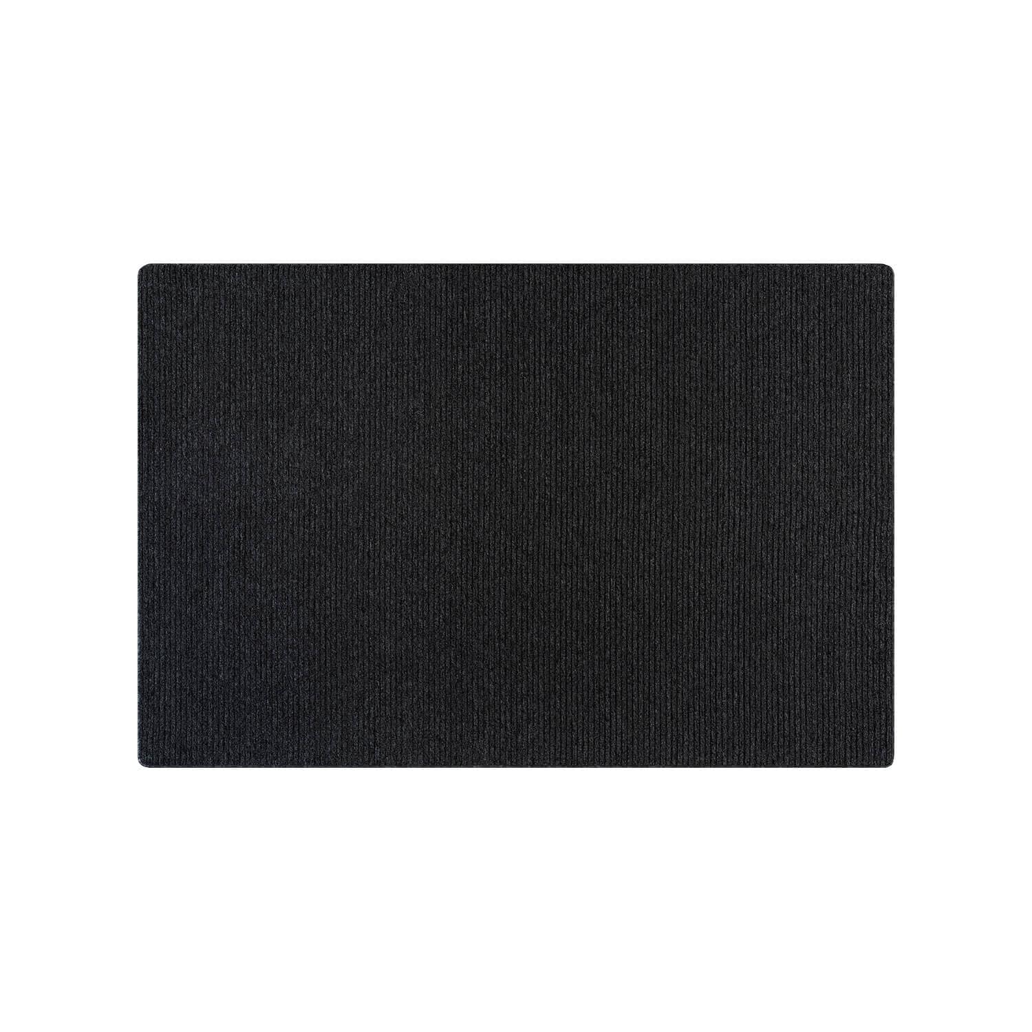 Beverly Rug Solid Color Non-Slip Rubber Back Washable Indoor Area Rug