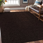 Beverly Rug Solid Color Non-Slip Rubber Back Washable Indoor Area Rug