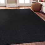 Beverly Rug Solid Color Non-Slip Rubber Back Washable Indoor Area Rug
