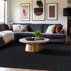 Beverly Rug Solid Color Non-Slip Rubber Back Washable Indoor Area Rug