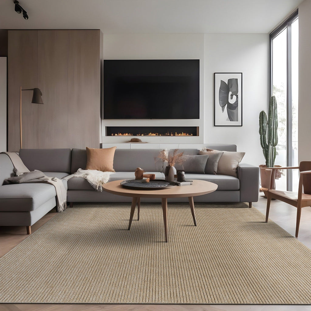 Beverly Rug Solid Color Non-Slip Rubber Back Washable Indoor Area Rug