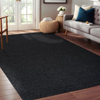 Beverly Rug Solid Color Non-Slip Rubber Back Washable Indoor Area Rug