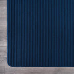 Beverly Rug Solid Color Non-Slip Rubber Back Washable Indoor Area Rug