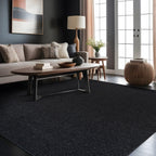 Beverly Rug Solid Color Non-Slip Rubber Back Washable Indoor Area Rug