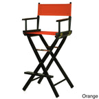 Black Frame 30-inch Director's Chair