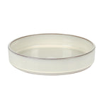 Bloomhouse Santorini Mist 16 Piece Double Bowl Terracotta Reactive Glaze Plates and Bowls Dinnerware Set