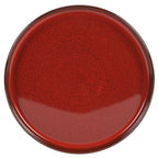 Bloomhouse Santorini Mist 16 Piece Double Bowl Terracotta Reactive Glaze Plates and Bowls Dinnerware Set