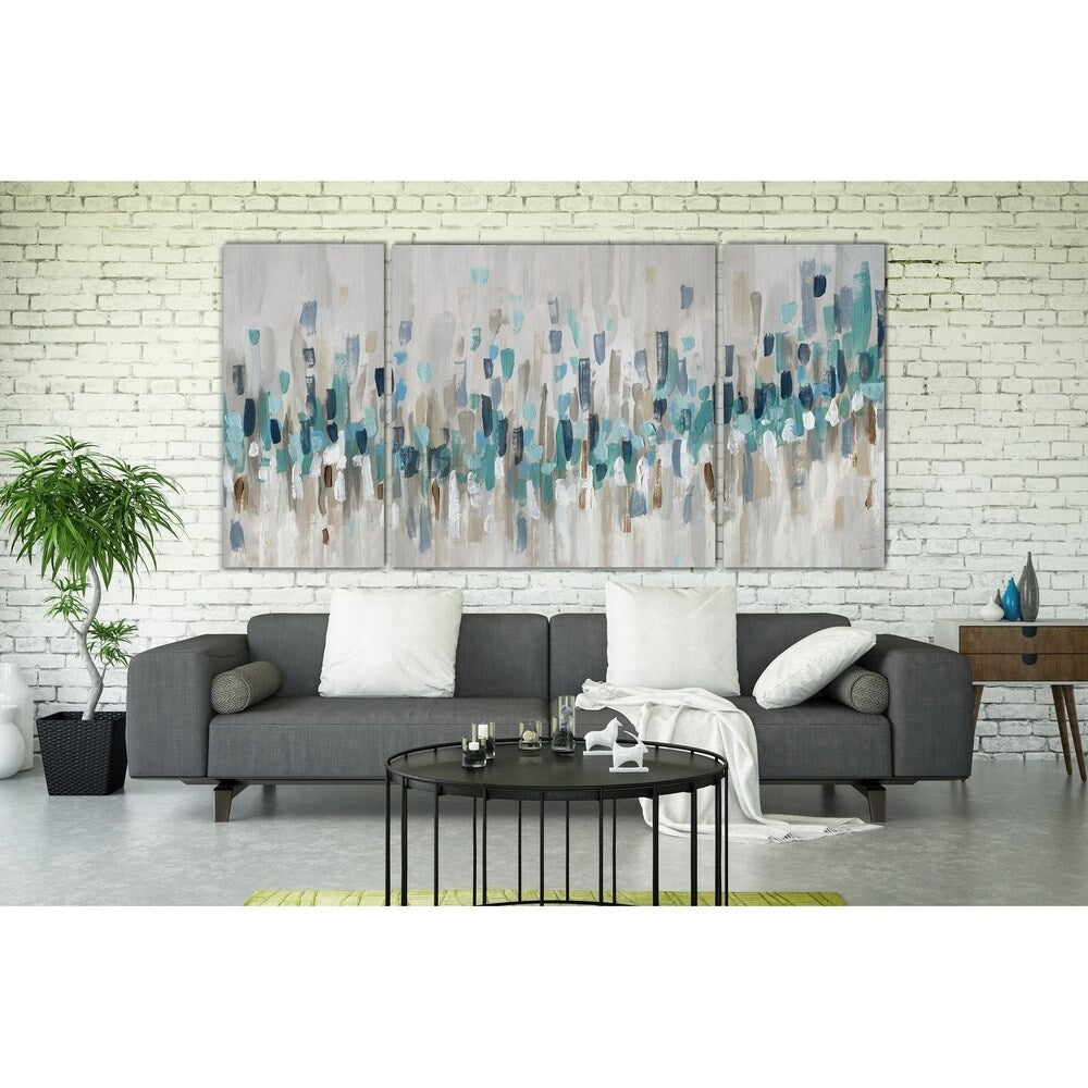 Blue Staccato-A Premium Multi Piece Art available in 3 sizes