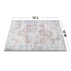 Bohemian Distressed Machine Washable Area Rug