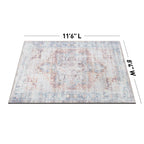 Bohemian Distressed Machine Washable Area Rug